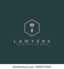 TI initials design modern legal attorney law firm lawyer advocate consultancy business logo vector