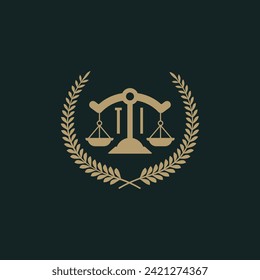 TI initials for law firm logo icon design vector image