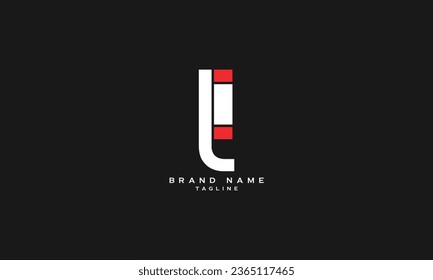 TI, IT, Abstract initial monogram letter alphabet logo design