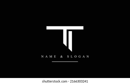 Ti T Abstract Letters Logo Monogram Stock Vector (Royalty Free ...