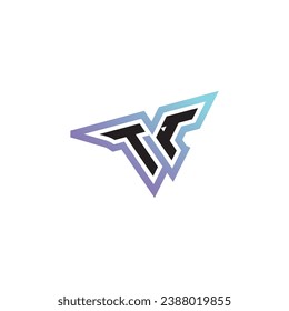 TI letter combination cool logo esport or gaming initial logo as a inspirational concept design