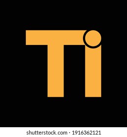 ti letter logo design for company 