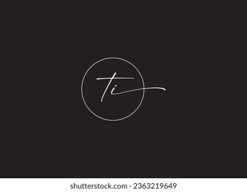 TI letter logo design and initial logo