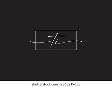 TI letter logo design and initial logo