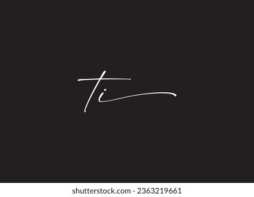 TI letter logo design and initial logo