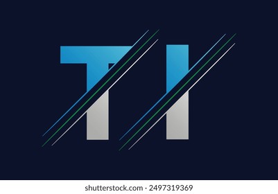 Ti Letter Logo Template Illustration Design.