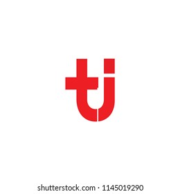 ti letter logo. tj letter logo. tu letter logo