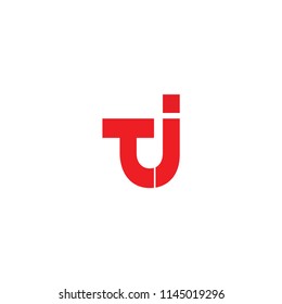 ti letter logo. tj letter logo. tu letter logo