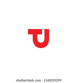 ti letter logo. tj letter logo. tu letter logo