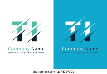 TI Letter Logo Vector Design Template Elements