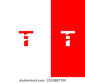 TI, IT letter modern branding logo