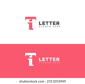 TI, IT letter modern branding logo