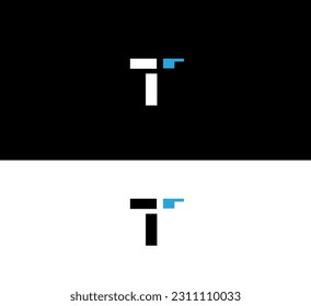 TI, IT letter modern branding logo