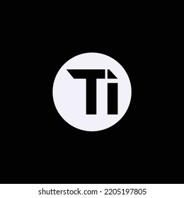 TI letter original creative modern logo design.