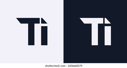 TI letter original creative modern logo design.