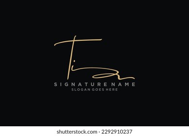 TI Letter Signature Logo Template elegant design logo Sign Symbol template vector icon