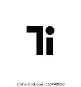 ti letter vector logo