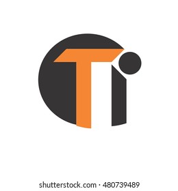 ti letter vector logo