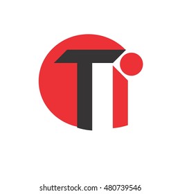 ti letter vector logo