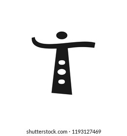 ti letter vector logo design
