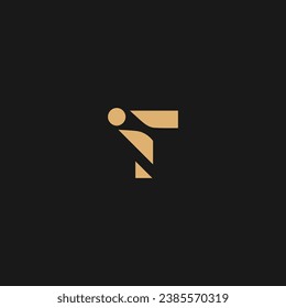 TI Logo Design company identity, Creative TI letter with luxury concept,
