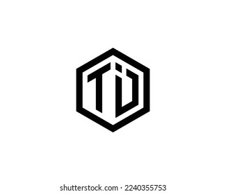 TI logo design vector template