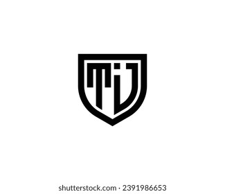 TI logo design vector template