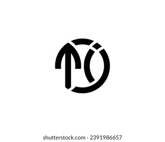 TI logo design vector template