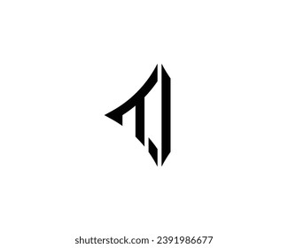 TI logo design vector template