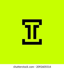 TI IT logo. the letter T and I perfectly combined into a new, modern and original Logo