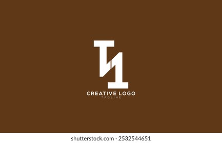 TI T1 Abstract initial monogram letter alphabet logo design