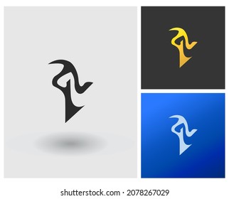 TI TL initial based Logo Design in Gradient Elegant variant Colors. Creative Modern company logo. Gold iconic app concept idea