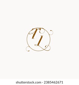 TI uniquely wedding logo symbol of your marriage and you can use it on your wedding stationary