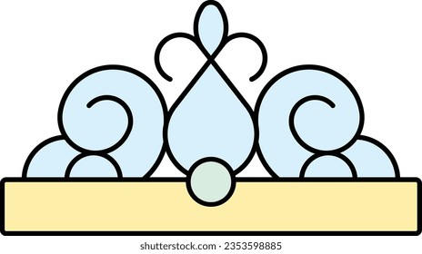 tiara diadem prince king crown Outline