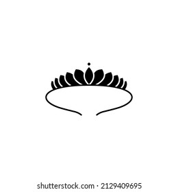 tiara icon in vector. Logotype