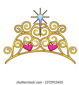 Tiara vector graphic clipart
