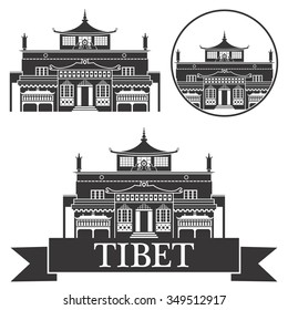 Tibet. Logo. EPS 10. Vector illustration