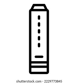 Tibet pillar icon outline vector. Temple culture. Asian travel