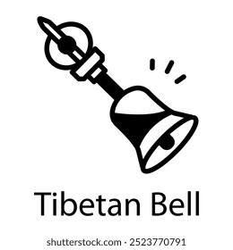 Ícone tibetano de estilo Bell