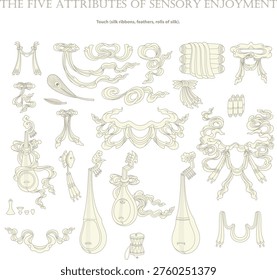 Tibetan Buddhist Symbols - The Five Attributes of Sensory Enjoyment