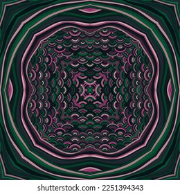 Tibetan ethnic mandala vector seamless pattern. Creative scrapbook sample, decoupage napkin print. Authentic chakra motif. Silk symmetrical design ethnic pattern. Tribal oriental medallion rug.