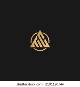 vector tipo de logotipo de icono de letra TIC, concepto inicial