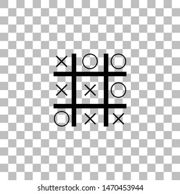 Tic tac toe game. Black flat icon on a transparent background. Pictogram for your project - Powered by Shutterstock - Get 15% off with code: PIKWIZARD15