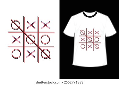 Tic Tac Toe Game Quotes t shirt design