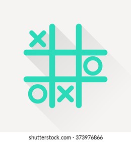 Tic Tac Toe Game Vector Icon