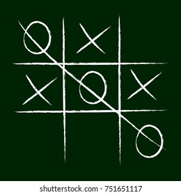 Tic tac toe game vector icon