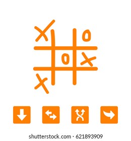 TIC TAC toe icon