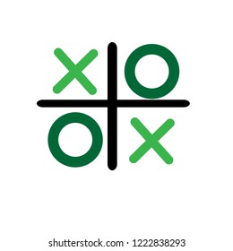 tic tac toe icon logo