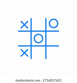 Tic Tac Toe Icono signo Vector