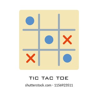 Tic tac toe icon signs
